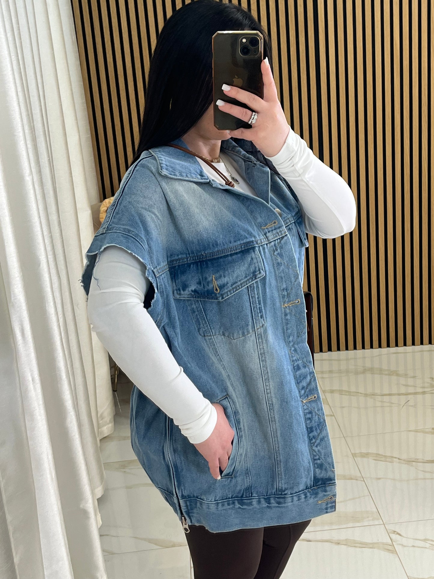 Gilet denim
