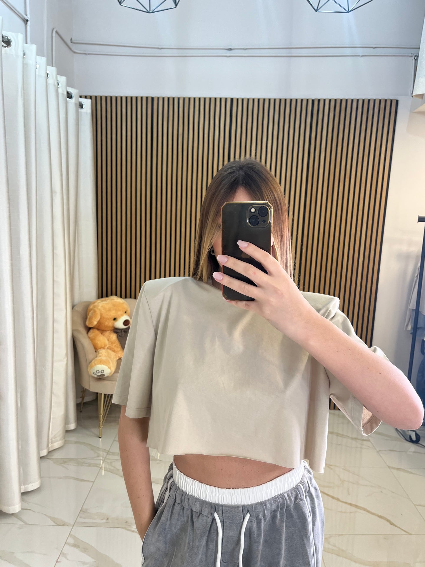 T-SHIRT CROP JUST