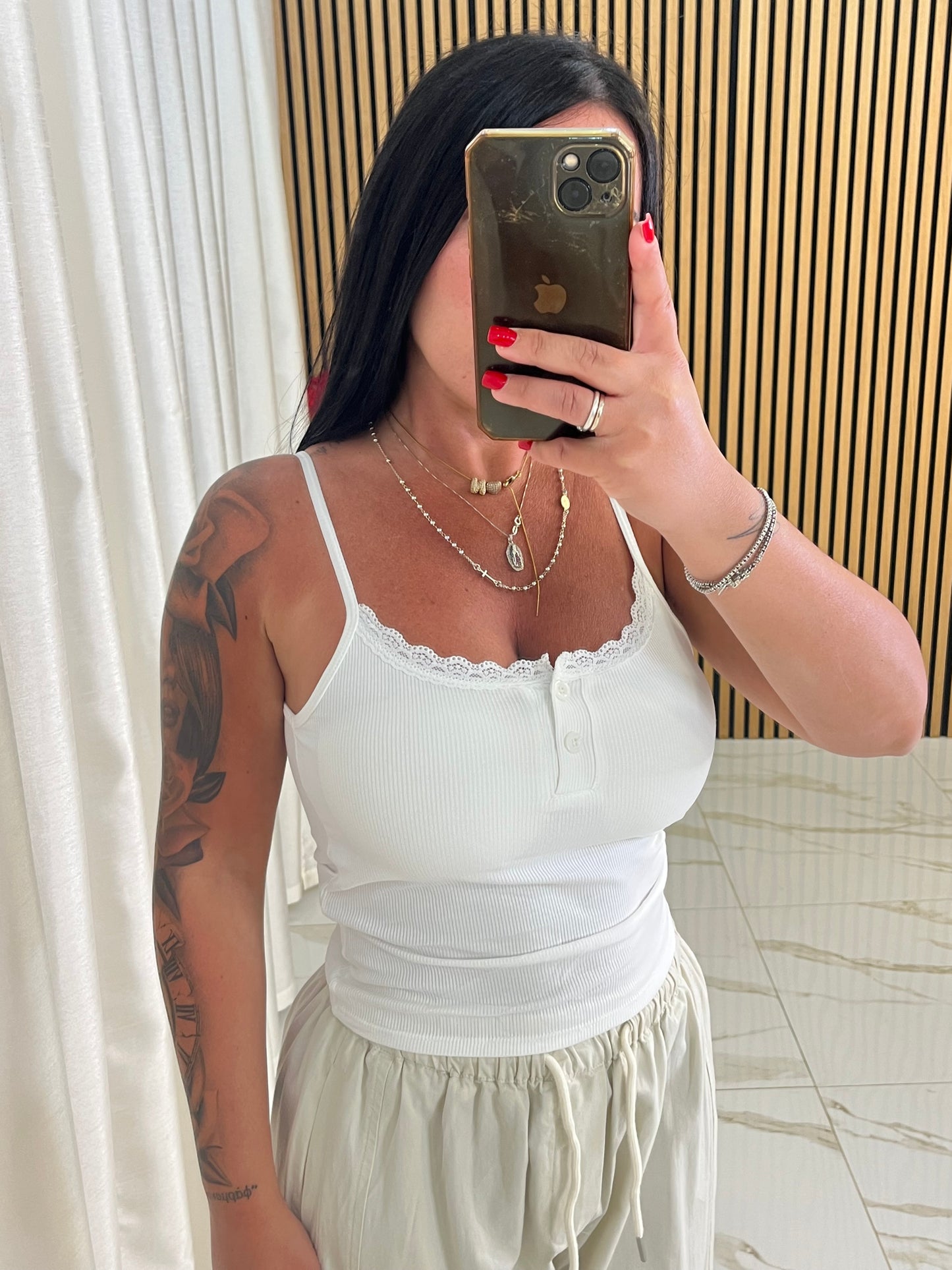 TOP COSTINE BIANCO