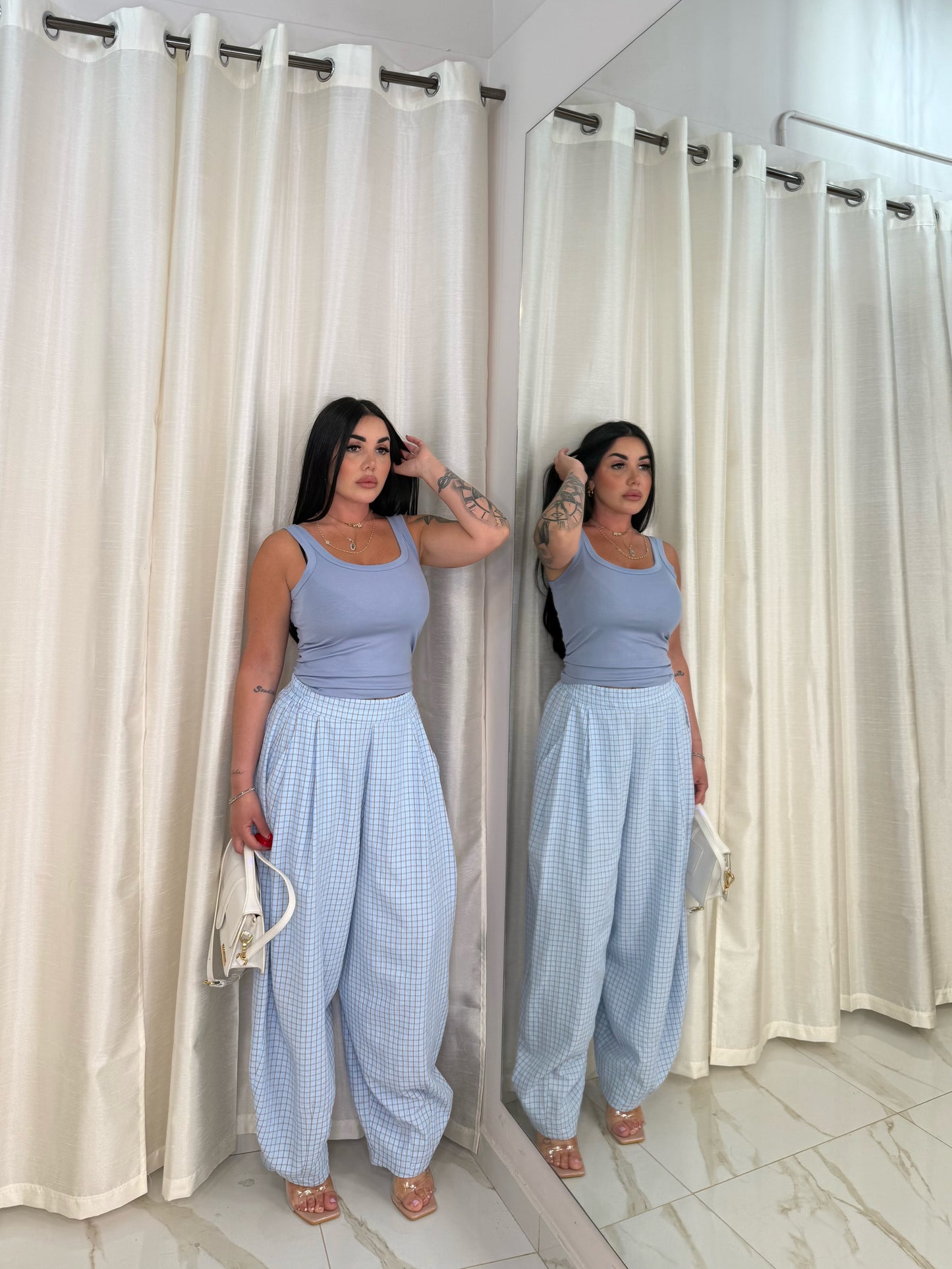 PANTALONE AZZURRO