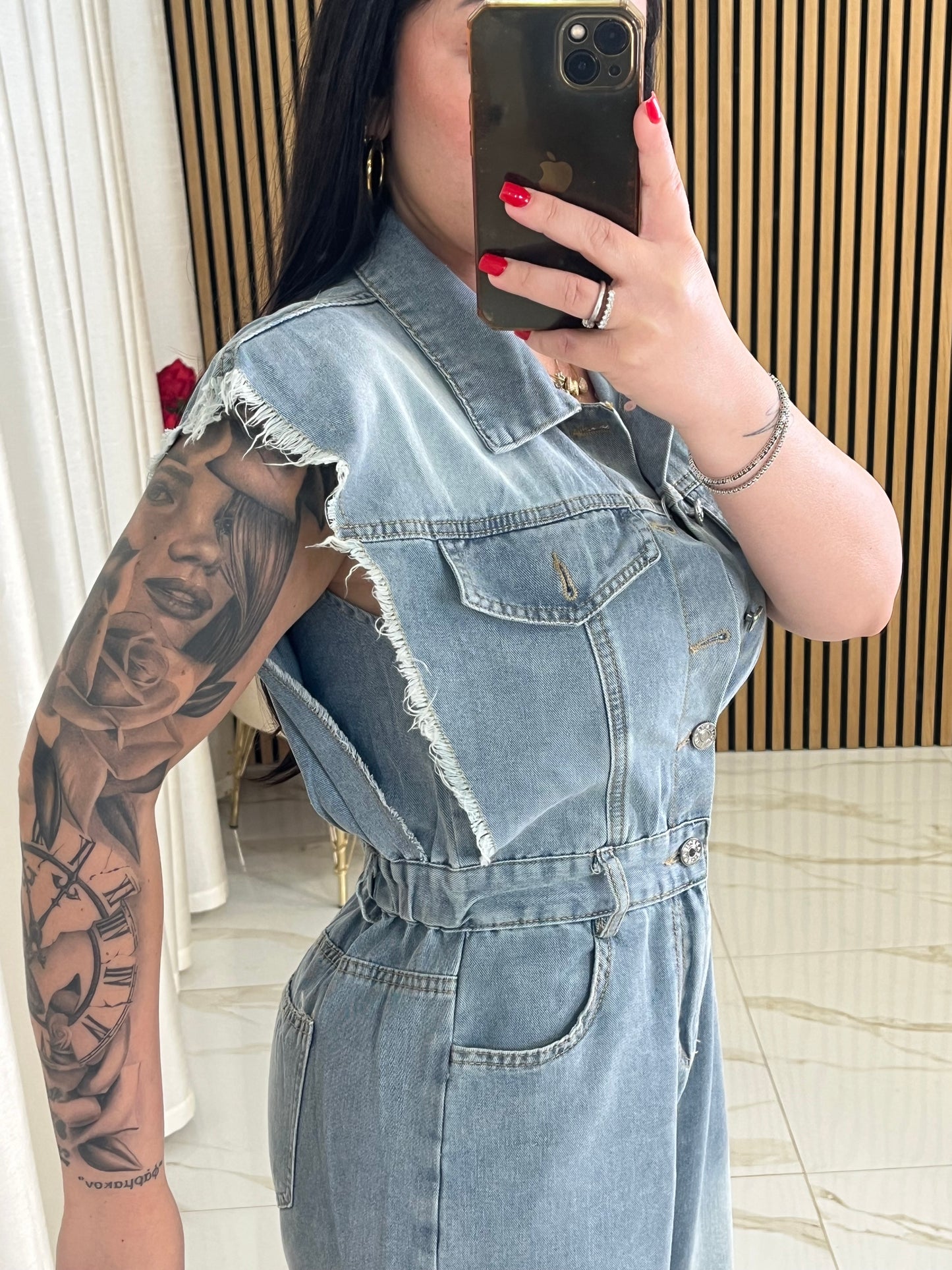 JUMPSUITE DENIM