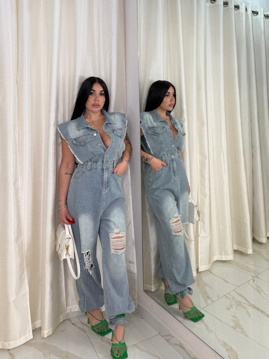 JUMPSUITE DENIM