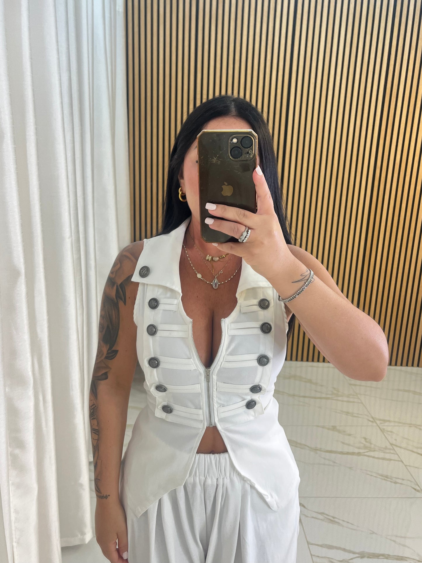 GILET WHITE