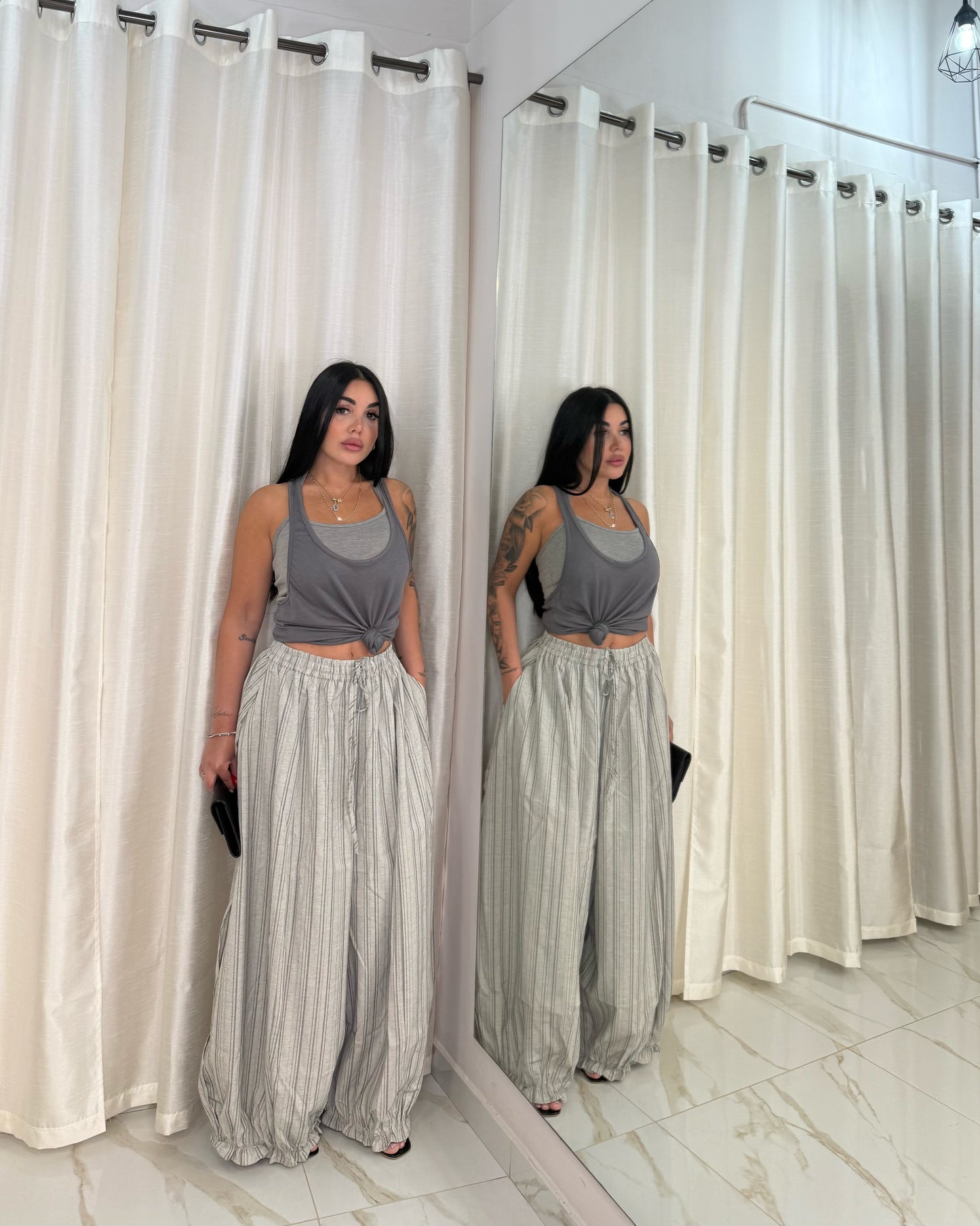 PANTALONE GRIGIO