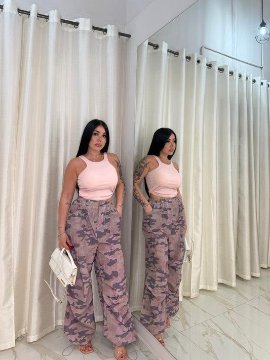 PANTALONE MIMETICO PINK