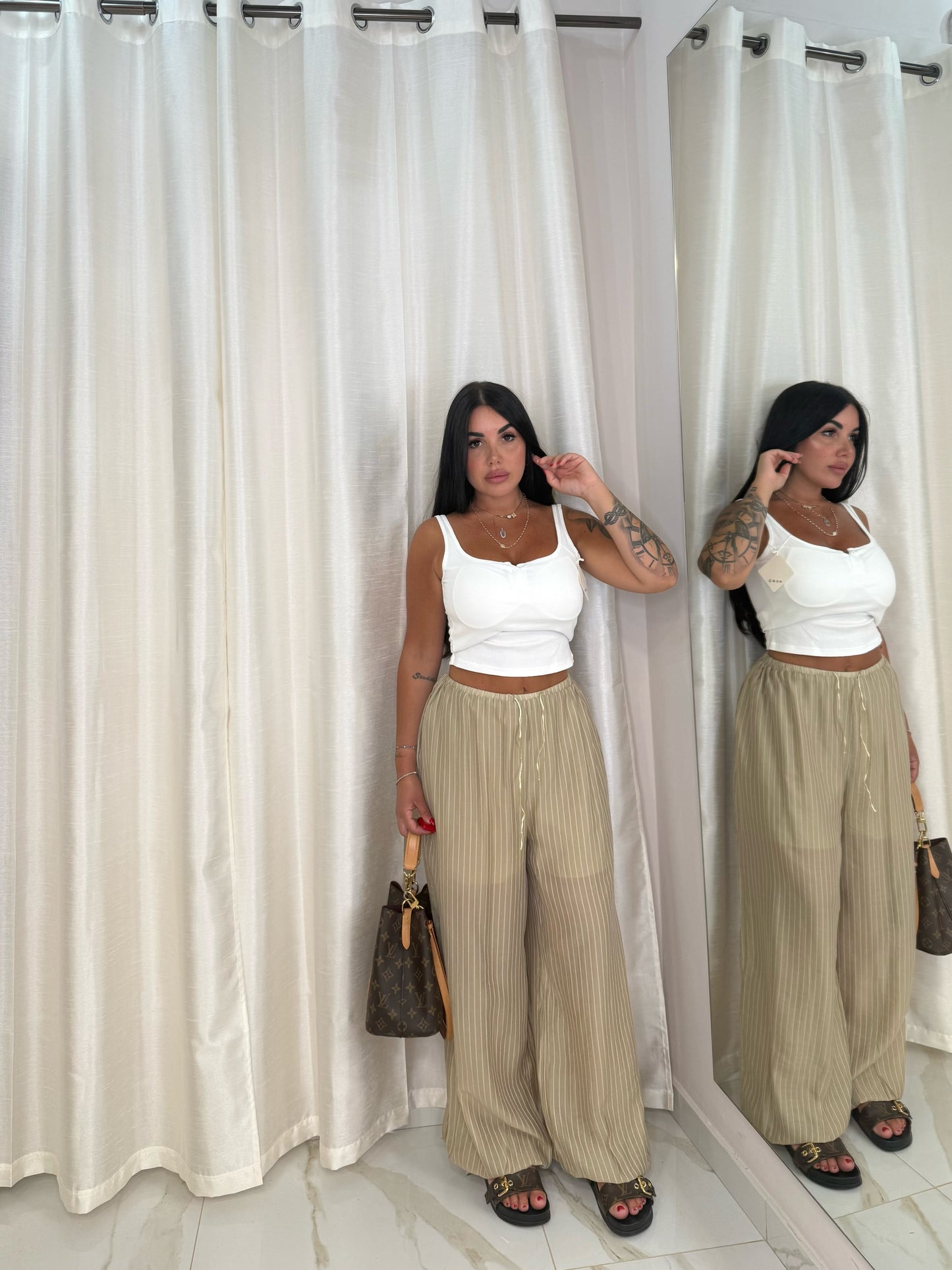 PANTALONE RIGHE