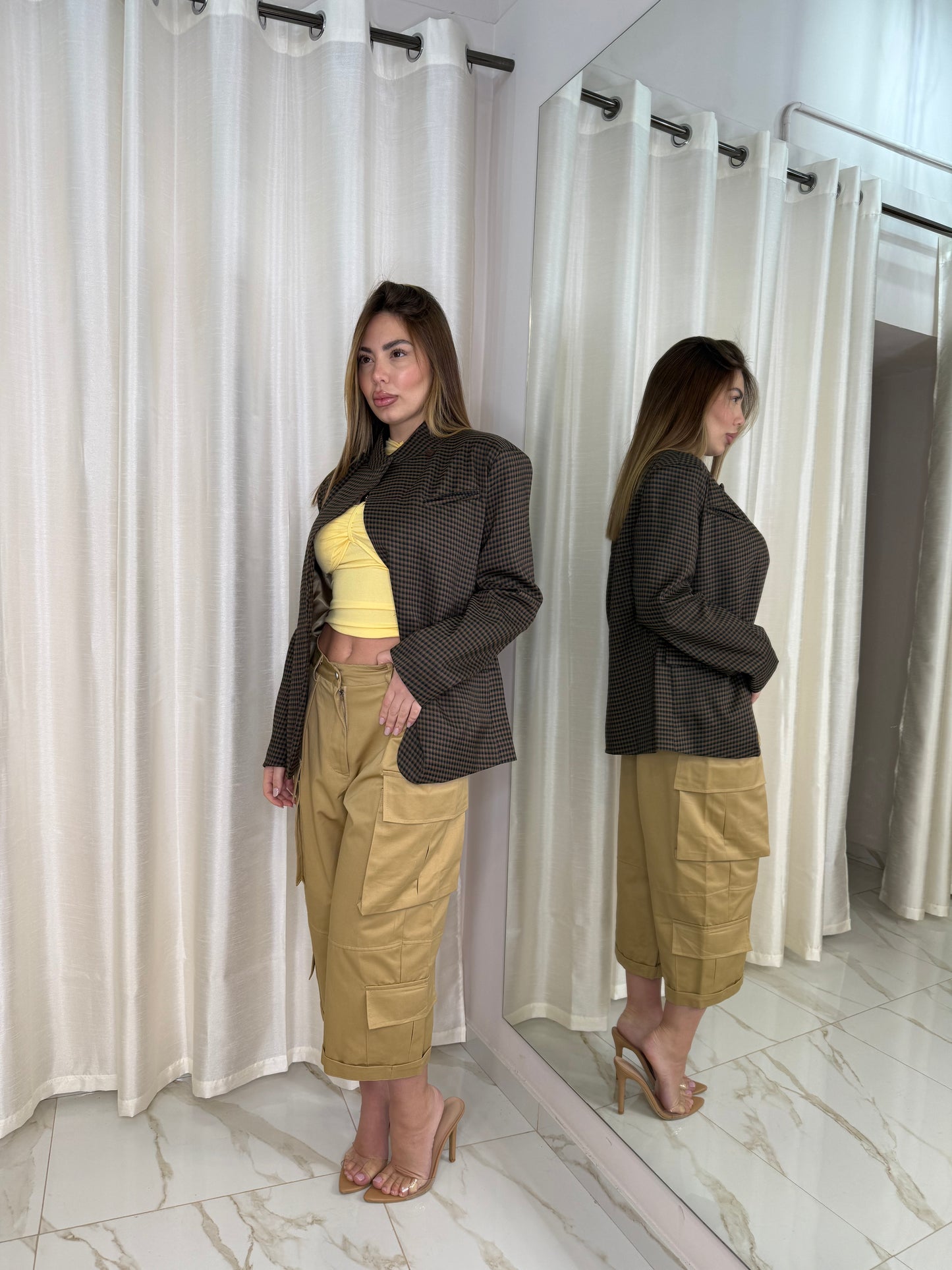 BLAZER QUADRETTI