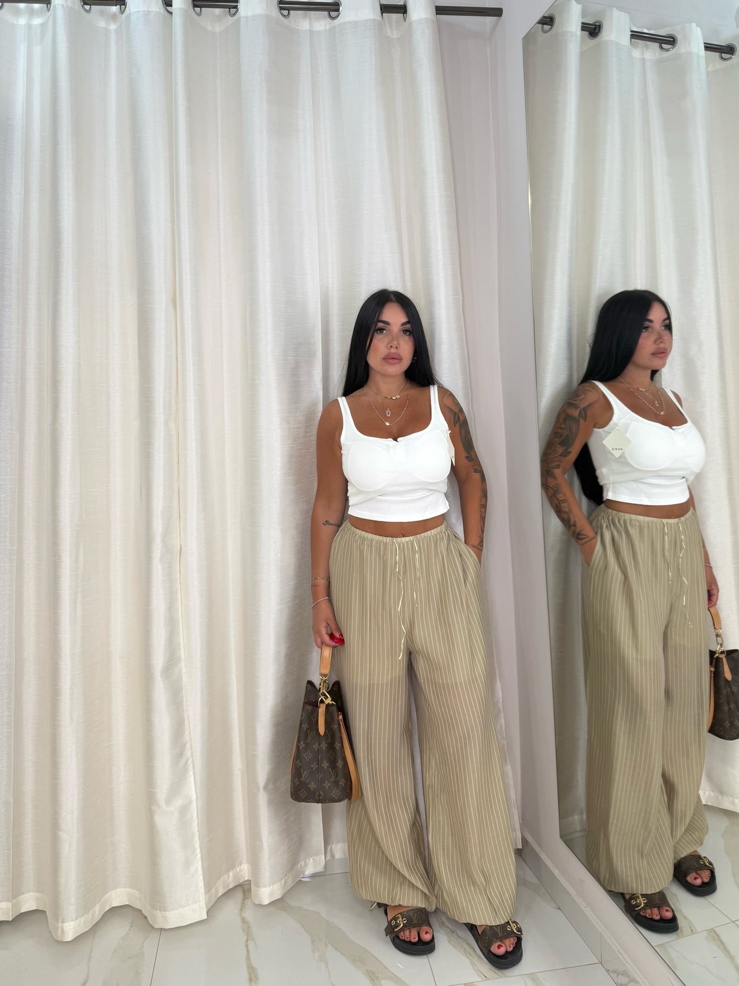 PANTALONE RIGHE