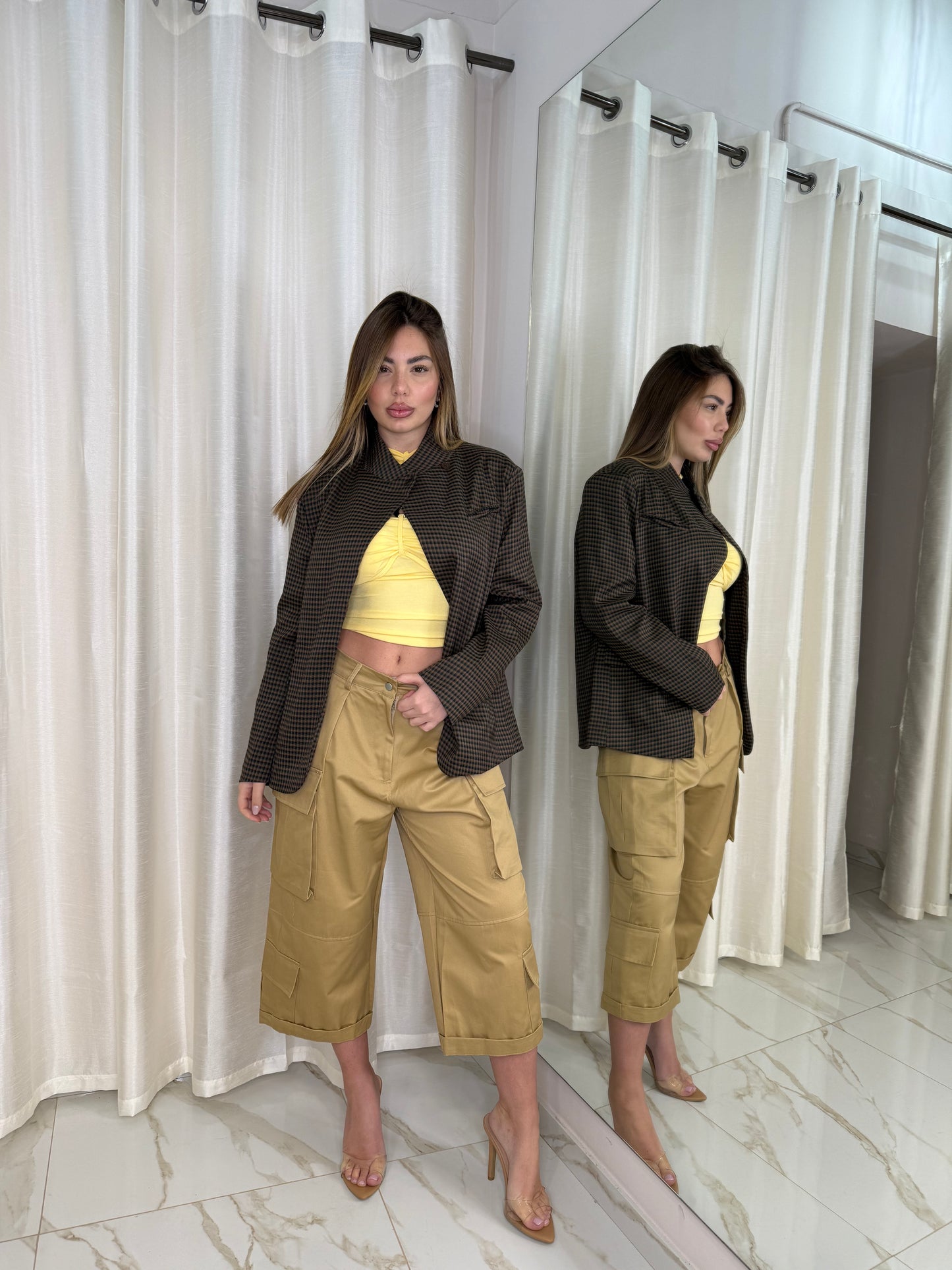 BLAZER QUADRETTI