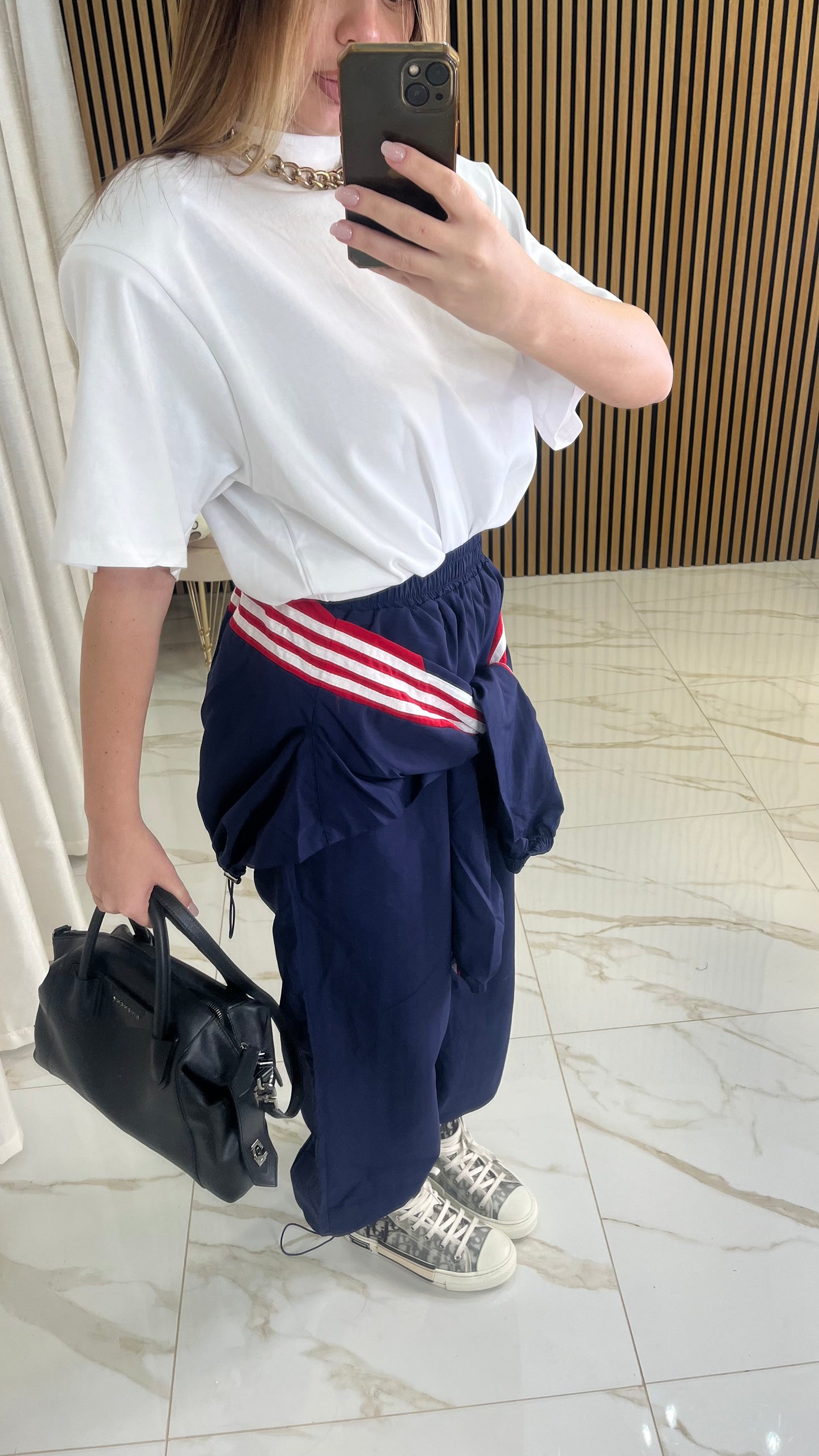PANTALONE CARGO BLU